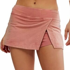 FREE PEOPLE Pink Athletic Skort